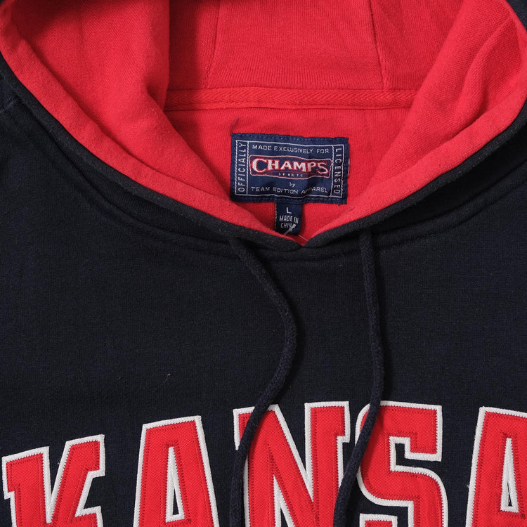 Vintage University of Kansas Hoody XLarge