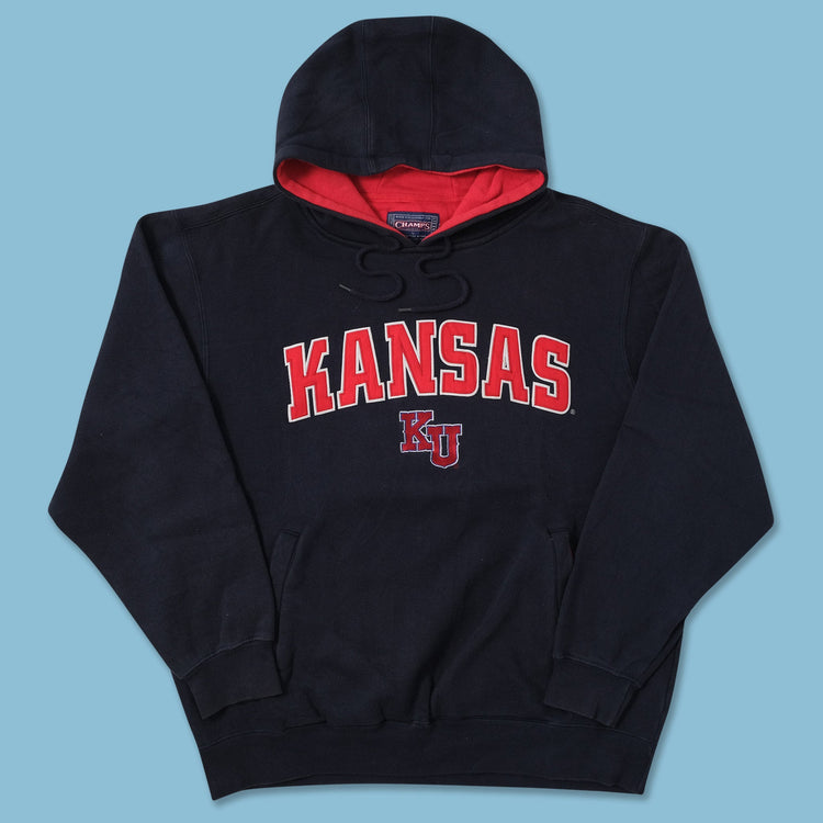 Vintage University of Kansas Hoody XLarge