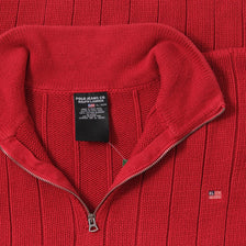 Polo Jeans Q-Zip Knit Sweater XLarge 