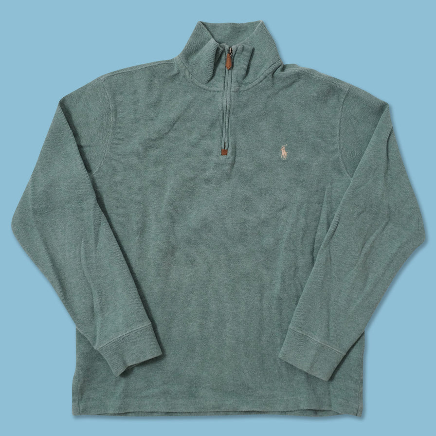 Vintage Polo Ralph Lauren Q-Zip Sweater Medium 