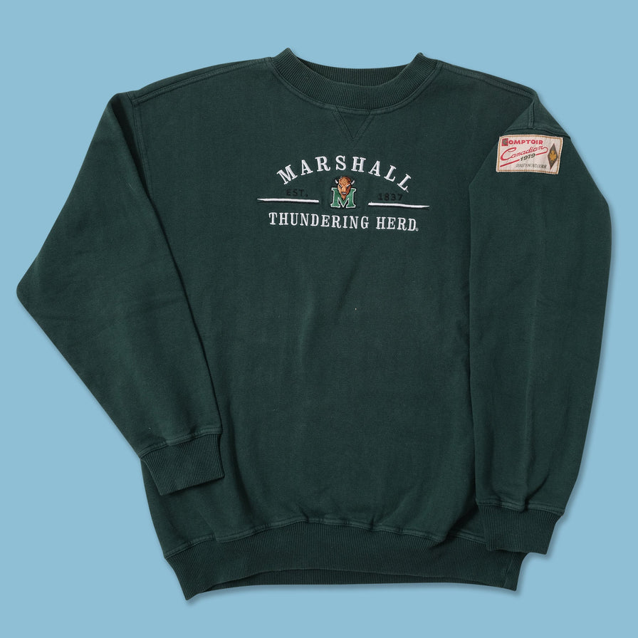 Vintage Marshall Thundering Herd Sweater Large 