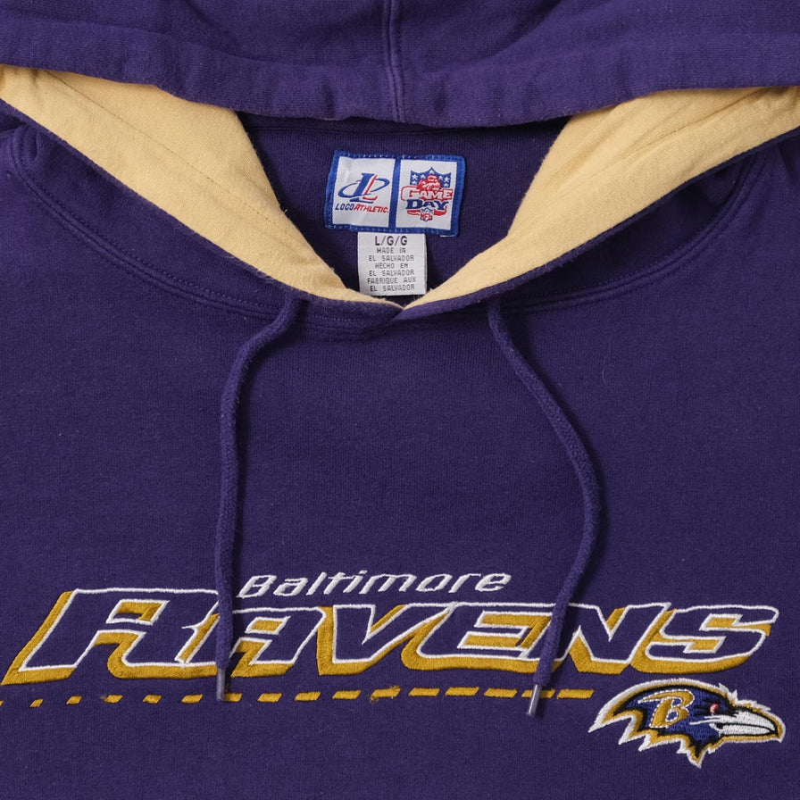 Vintage Baltimore Ravens Hoody Large 