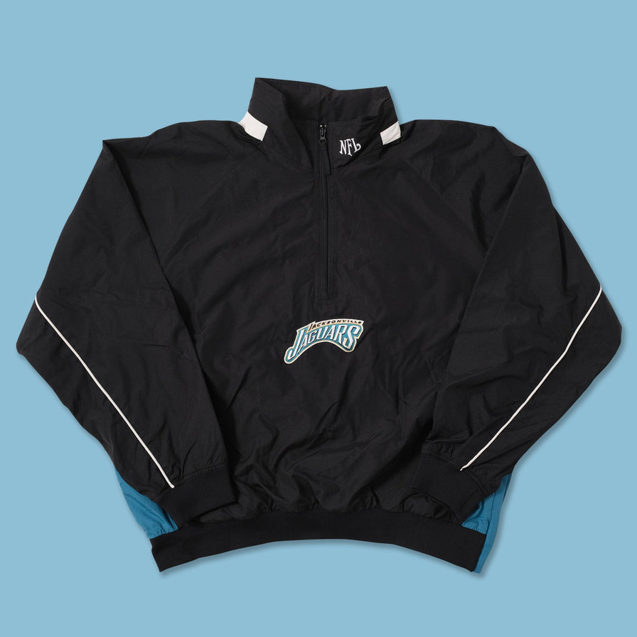 Vintage Jacksonville Jaguars Q-Zip Windbreaker XLarge 