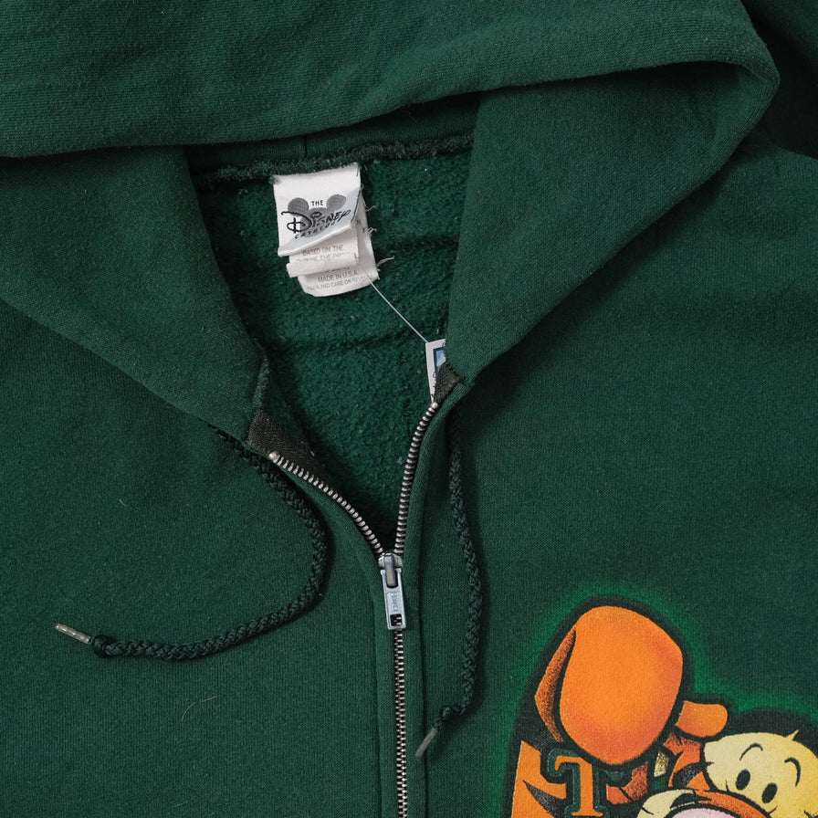 Vintage Tigger Zip Hoody Large 