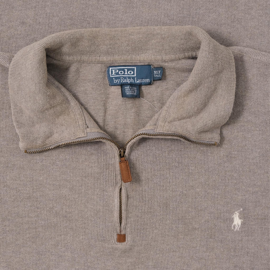 Vintage Polo Ralph Lauren Q-Zip Sweater XLarge 