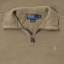 Vintage Polo Ralph Lauren Q-Zip Sweater Large 