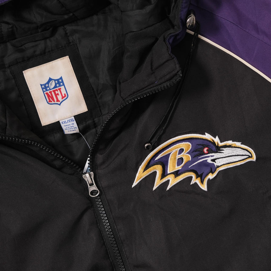 Vintage Baltimore Ravens Padded Jacket XXLarge 