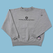 Vintage Reebok Oakland Raiders Sweater Large 