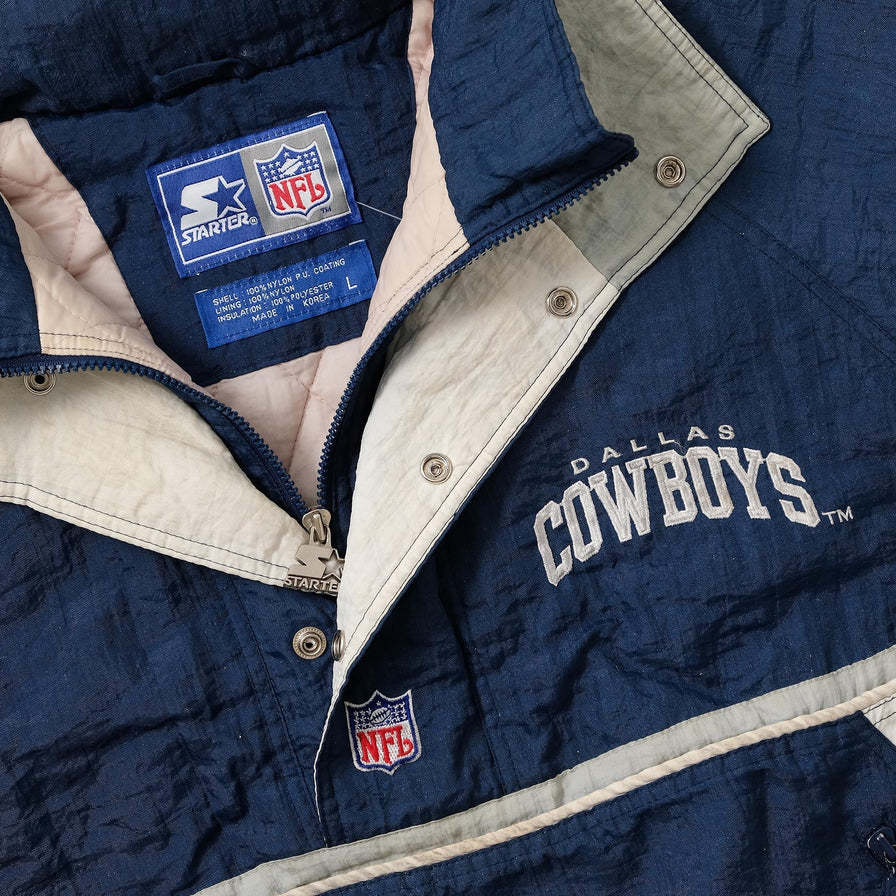 Vintage Starter Dallas Cowboys Anorak Large 