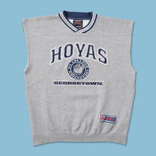 Vintage Nutmeg Georgetown Hoyas Sweater Vest Medium 