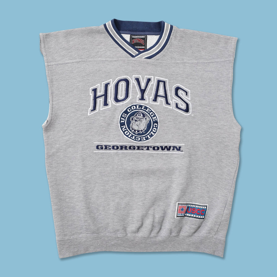 Vintage Nutmeg Georgetown Hoyas Sweater Vest Medium 