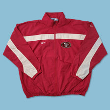 Vintage Reebok San Francisco 49ers Track Jacket XXL 