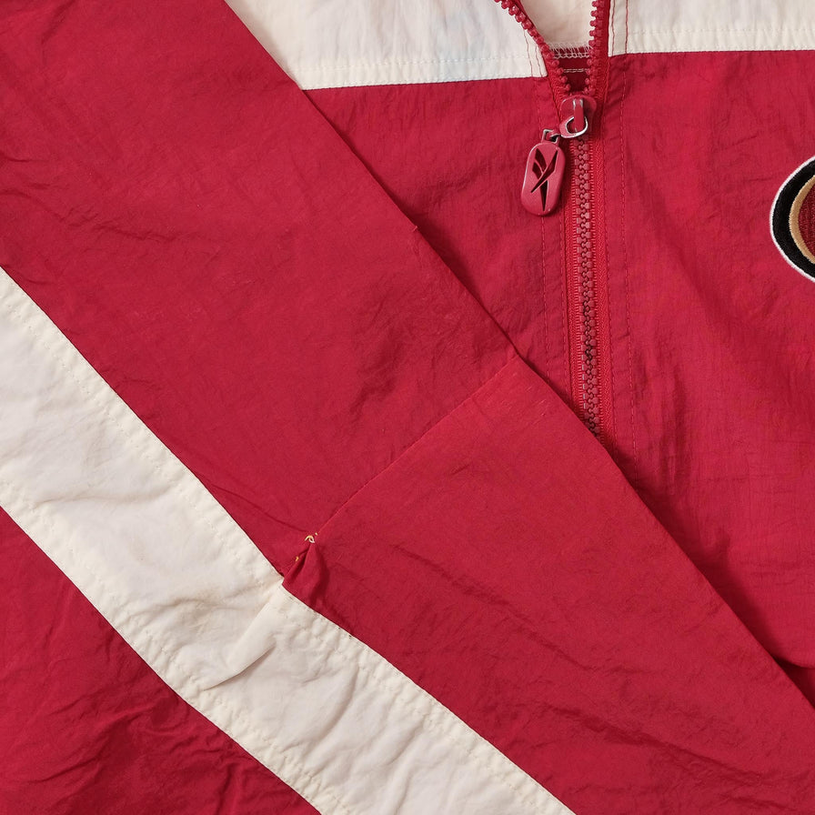 Vintage Reebok San Francisco 49ers Track Jacket XXL 