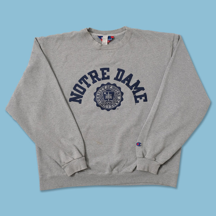 Vintage Champion Notre Dame University Sweater Large 