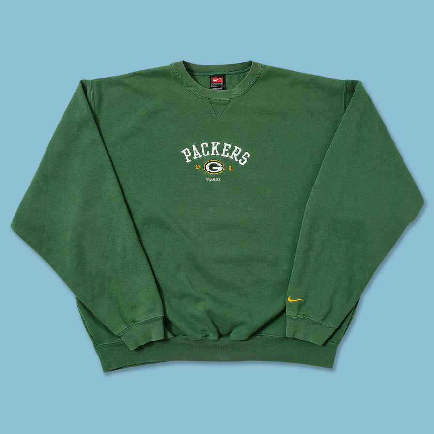 Vintage Nike Greenbay Packers Sweater Large 