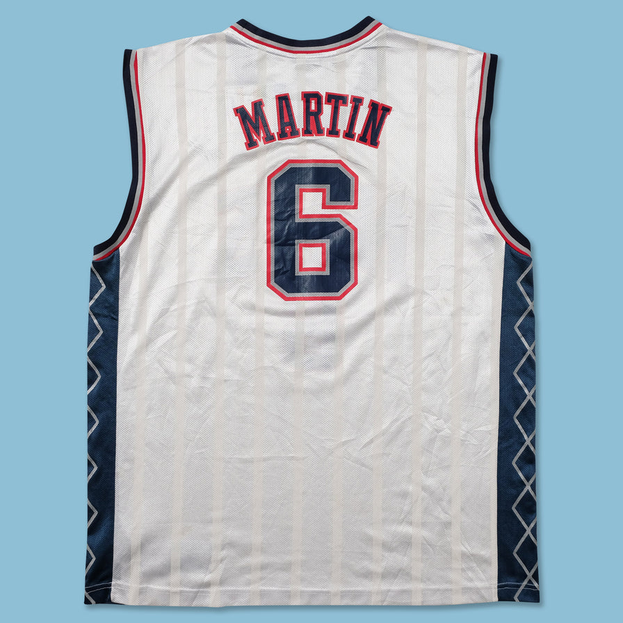 Vintage Reebok New Jersey Nets Jersey XLarge 