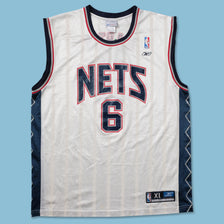 Vintage Reebok New Jersey Nets Jersey XLarge 