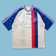 1996 adidas Olympique Lyonnais Jersey XLarge 