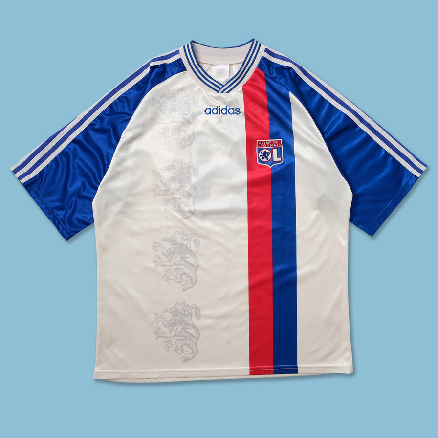 1996 adidas Olympique Lyonnais Jersey XLarge 