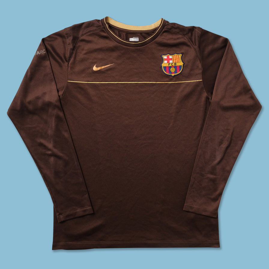 Vintage Nike FC Barcelona Training Top Small 