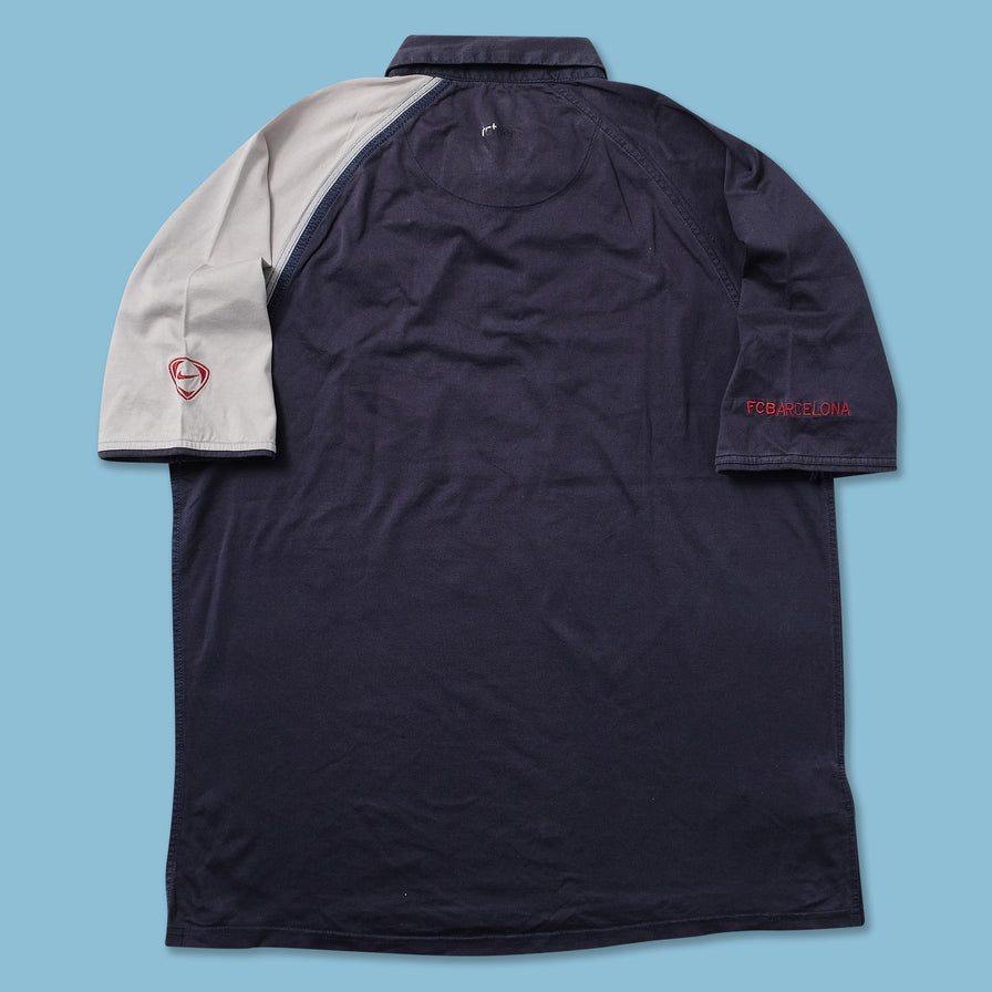 Vintage Nike FC Barcelona Polo XLarge 