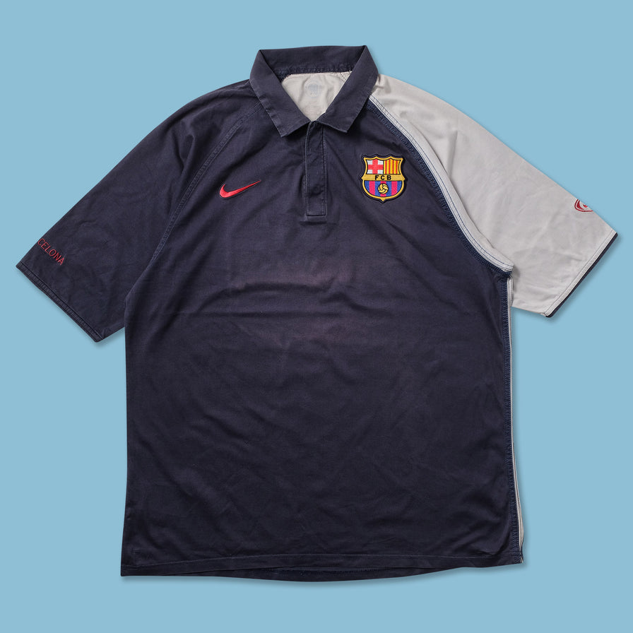 Vintage Nike FC Barcelona Polo XLarge 