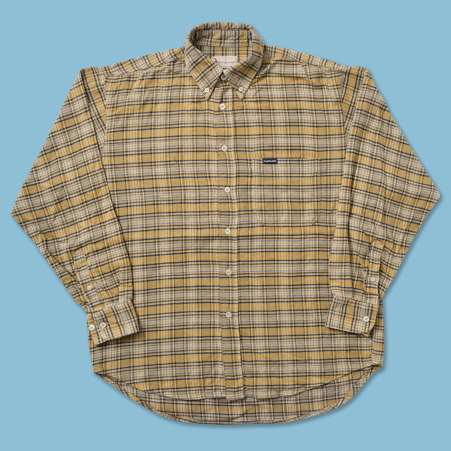 Vintage Sergio Tacchini Flannell Shirt Large 