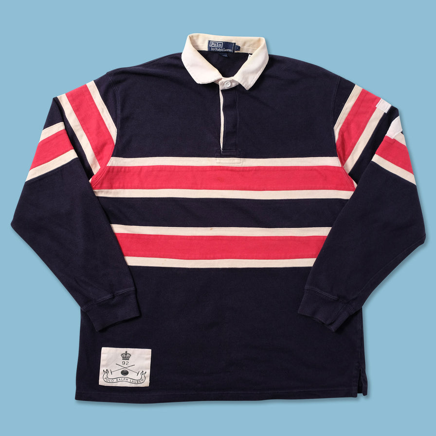 Vintage Polo Ralph Lauren Rugby Sweater XLarge - Double Double Vintage