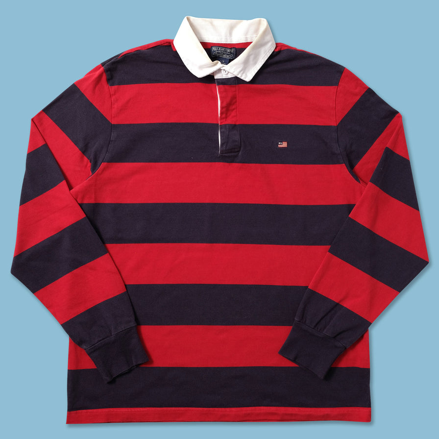Vintage Polo Ralph Lauren Rugby Sweater Large - Double Double Vintage