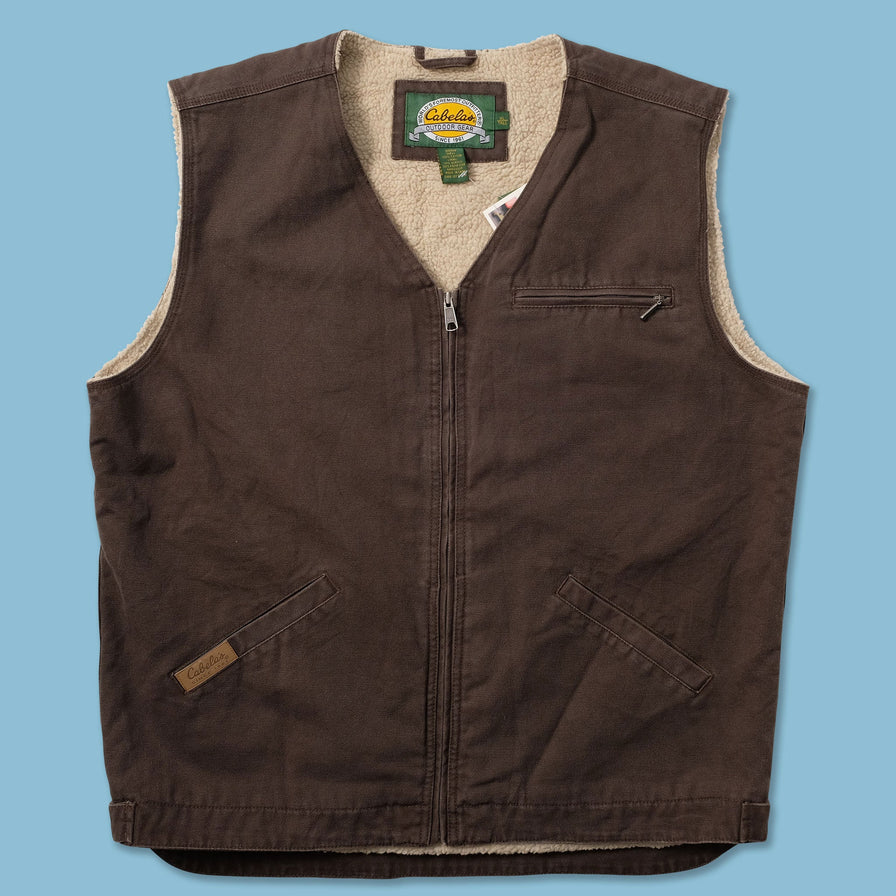 Vintage Cabela's Work Vest XLarge - Double Double Vintage
