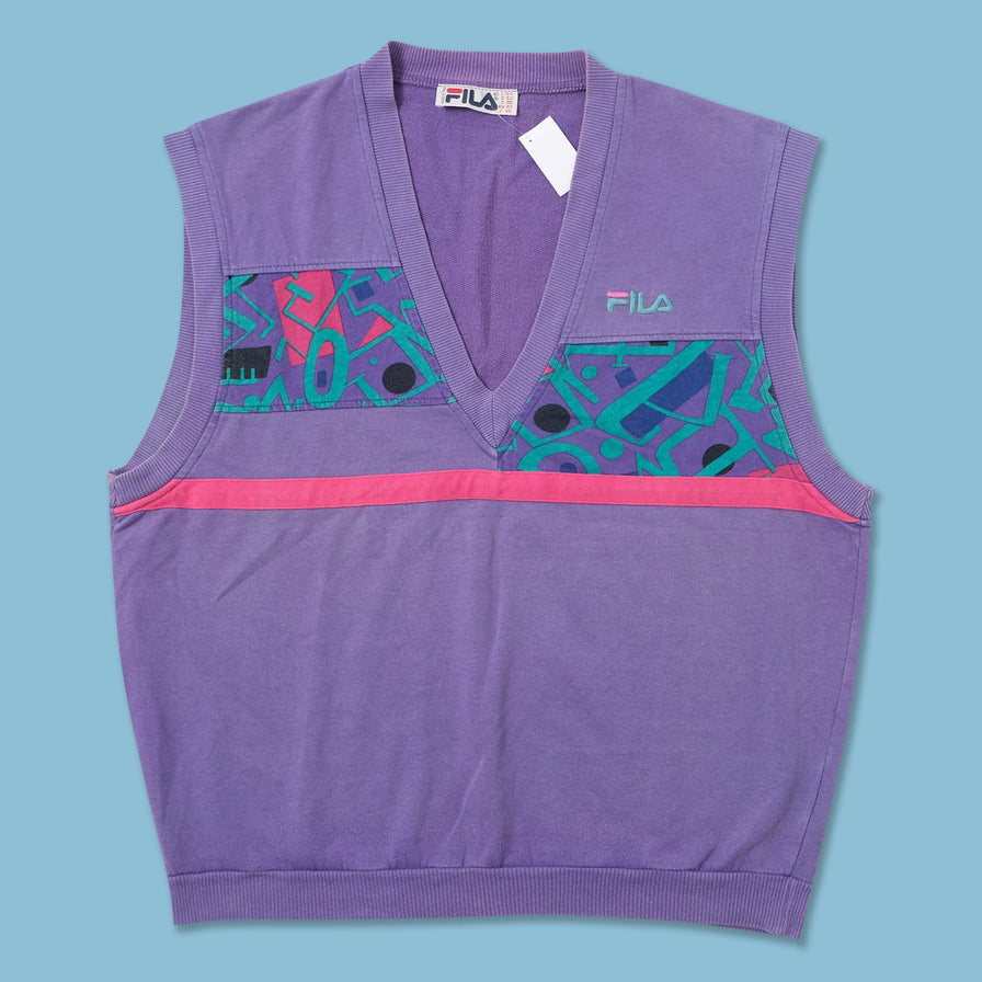Vintage Fila Sweater Vest XLarge 