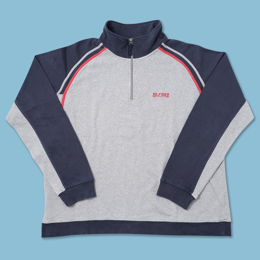 Vintage Tommy Hilfiger Q-Zip Sweater XXLarge 