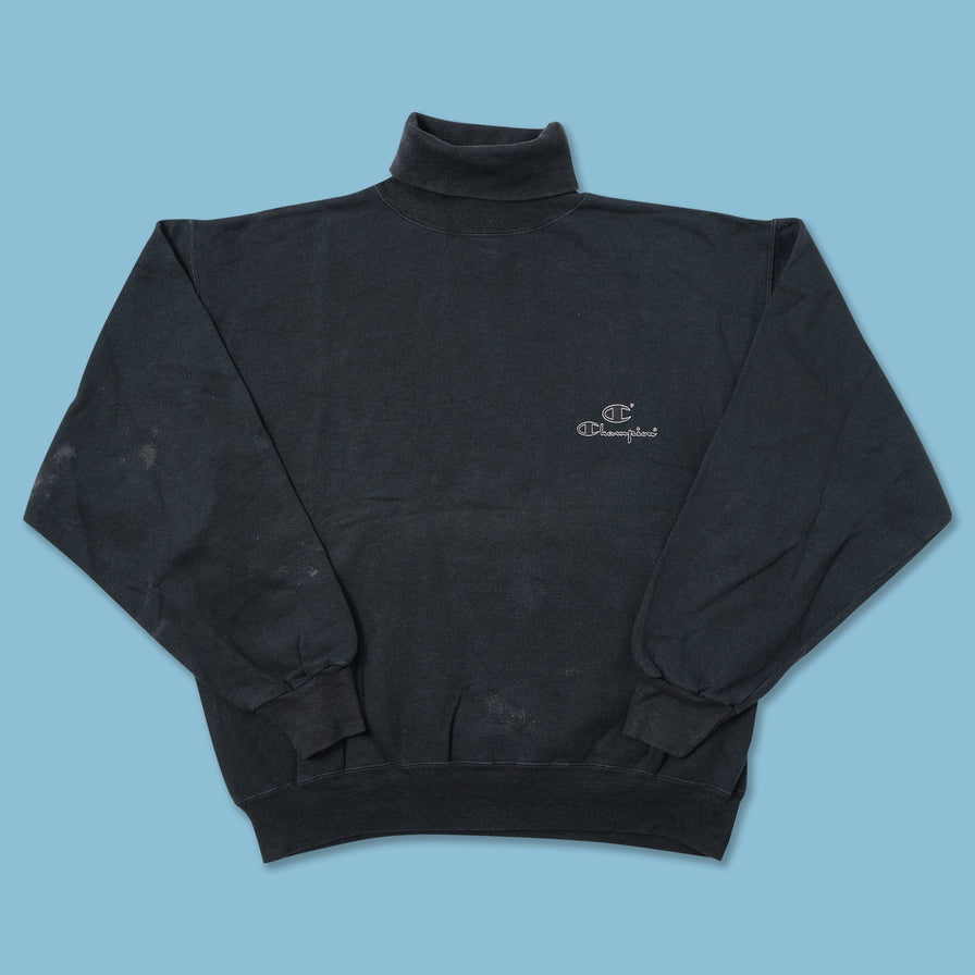Vintage Champion Turtleneck Sweater Medium 