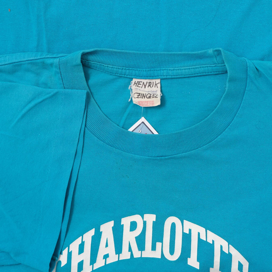 Vintage Champion Charlotte Hornets T-Shirt XSmall 