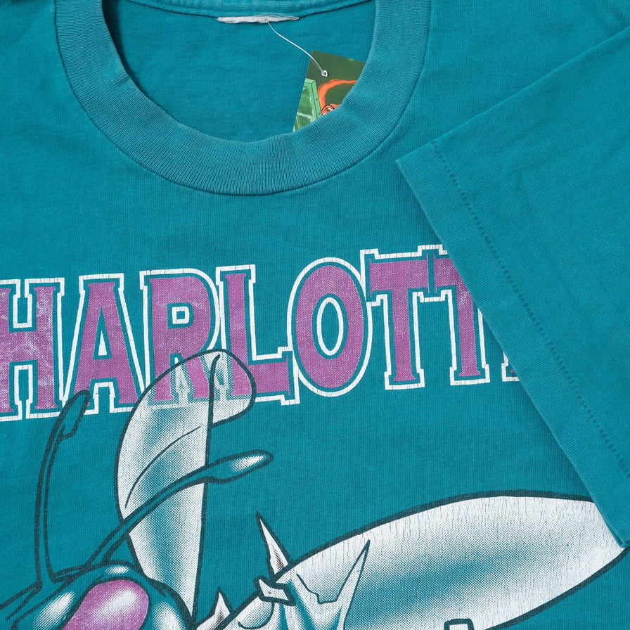 Vintage Charlotte Hornets T-Shirt Medium 