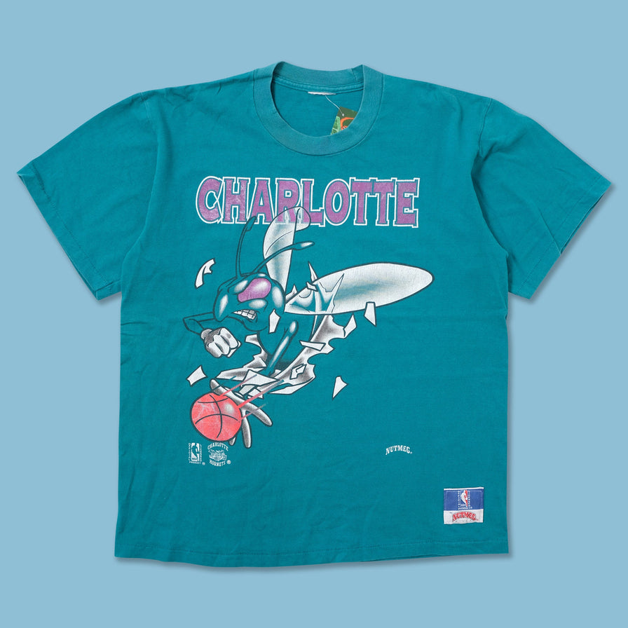 Vintage Charlotte Hornets T-Shirt Medium 
