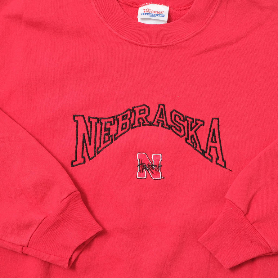 Vintage Nebraska Huskers Sweater Medium 