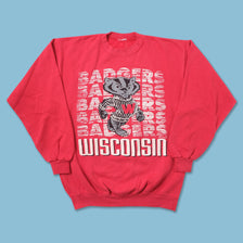 Vintage Wisconsin Badgers Sweater Large 