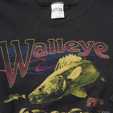 Vintage Walleye Sweater Medium 