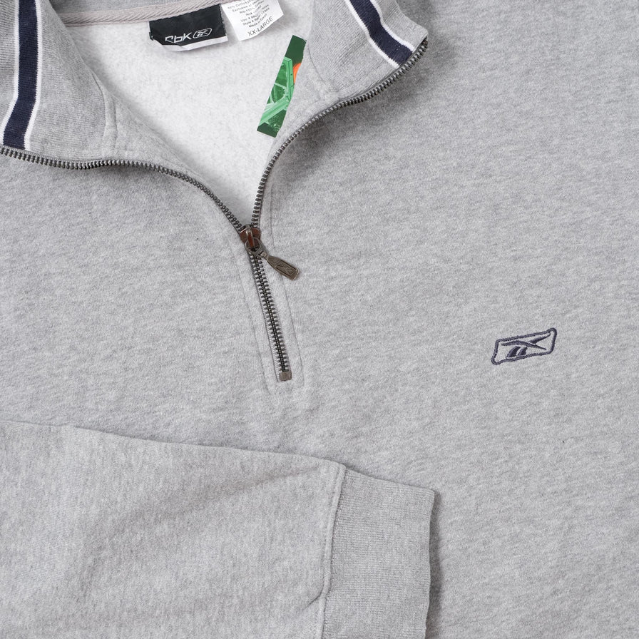 Vintage Reebok Q-Zip Sweater XLarge 
