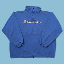 Vintage Champion Q-Zip Sweater XLarge 