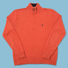 Vintage Polo Ralph Lauren Q-Zip Sweater Medium 