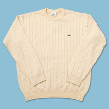 Vintage Lacoste Knit Sweater Medium 