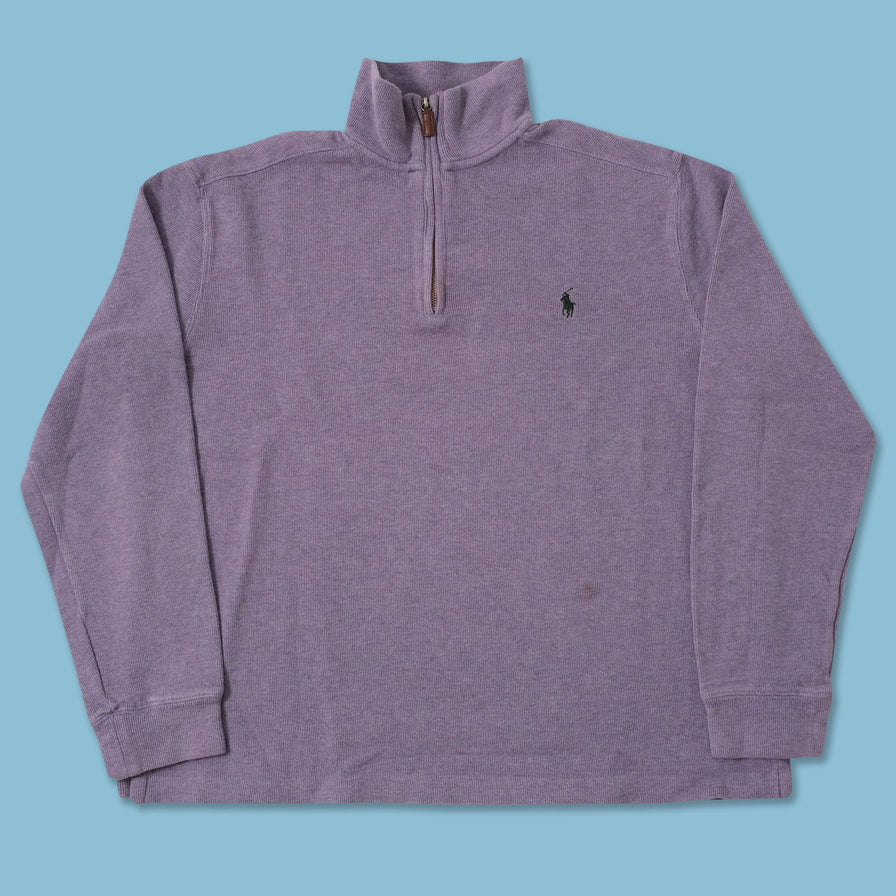 Vintage Polo Ralph Lauren Q-Zip Sweater Large 