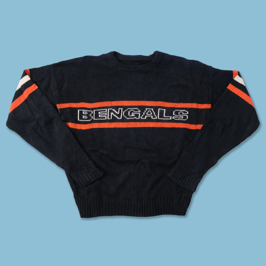 Vintage Cincinnati Bengals Knit Sweater Medium 