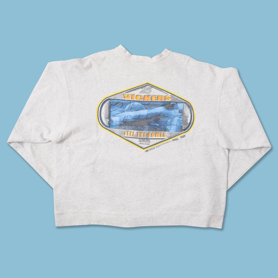Vintage Vickers Nascar Sweater Large 