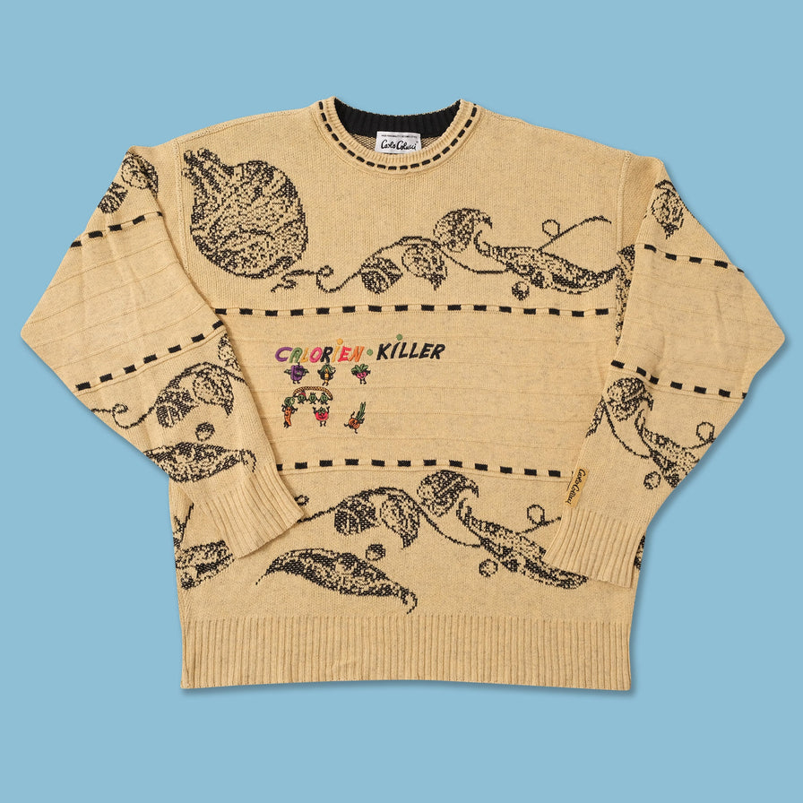 Vintage Carlo Colucci Knit Sweater Large 