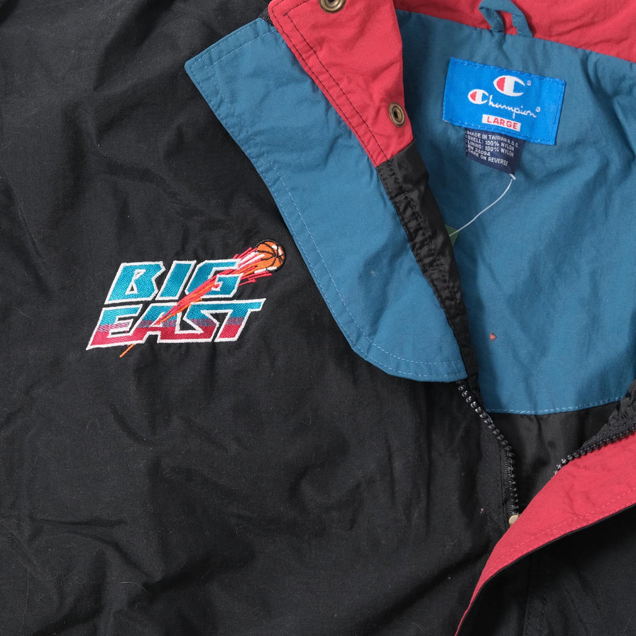 Vintage Champion Big East Basketball Light Jacket Large 