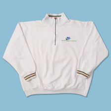 Vintage Nike International Q-Zip Sweater XLarge 