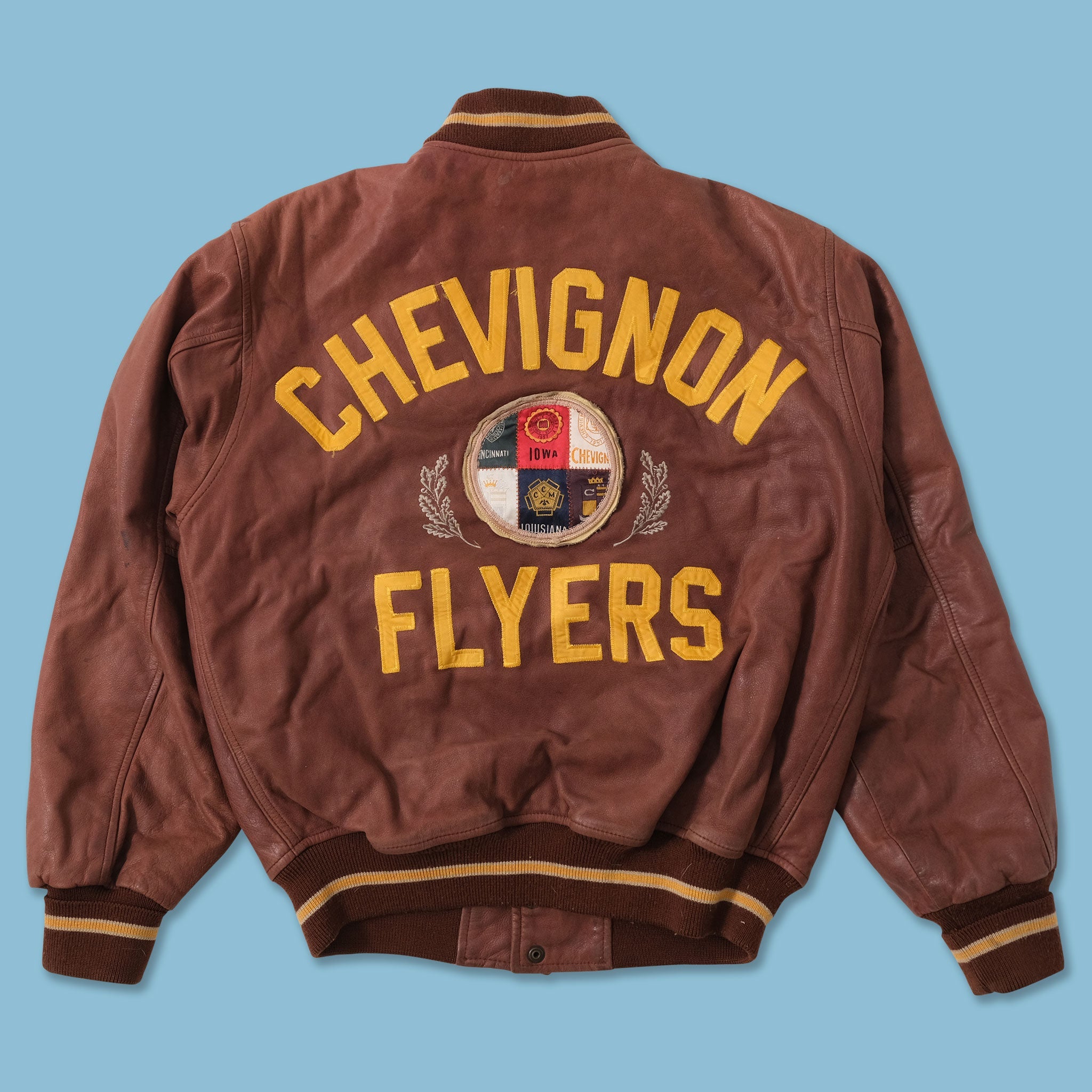Vintage Chevignon Leather Jacket Small kaufen – Double Double Vintage